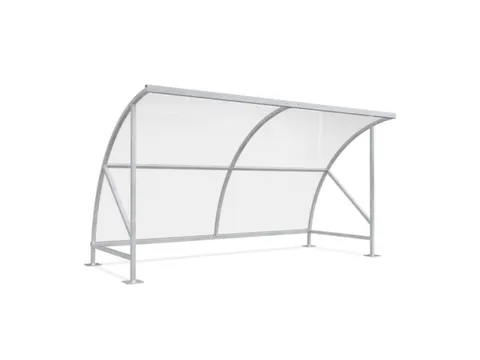 overdekte fietsenstalling,HxBxD 2290x4130x2180mm,dak polycarbonaat