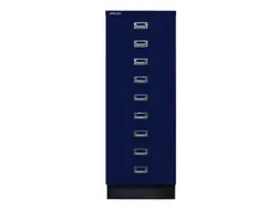 kantoor-ladekast HxBxD 940x349x432mm 9 laden romp oxfordblauw staal
