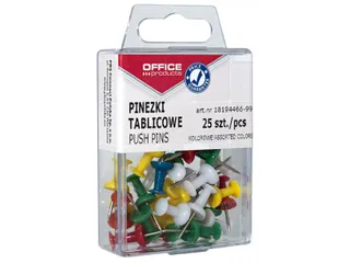 Prikbordspelden assorti blister van 25 stuks - 2