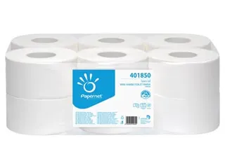 Papernet Toiletpapier 401850 Mini Jumbo Pure 2-Laags 557 Vel - 1