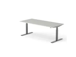 Elektrisch ihv bureau HxBxD 640-1300x2000x900mm blad grijs