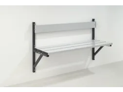 wandbank HxLxD 710x1015x360mm aluminium lijsten frame staal RAL7016