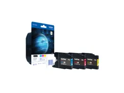 Brother LC-1280 Inktcartridges Cyaan Magenta Geel HC