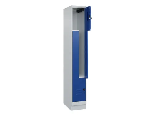Z-garderobekast,HxBxD 1950x300x500mm,vak B 150/300mm,draaigrendel
