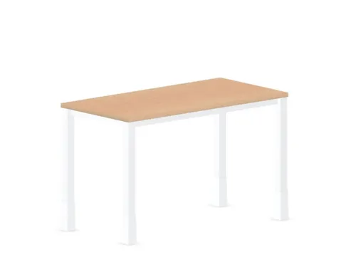 In hoogte verstelbaar bureau,HxBxD 720-840x1200x600mm,NE-esdoorn