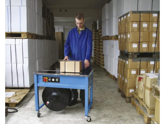 Halfautomatische Omsnoeringsmachine Elektronisch Open