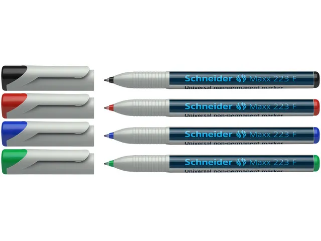 Marqueur Universel Schneider Maxx 223 F Non-permanent Assorti 4