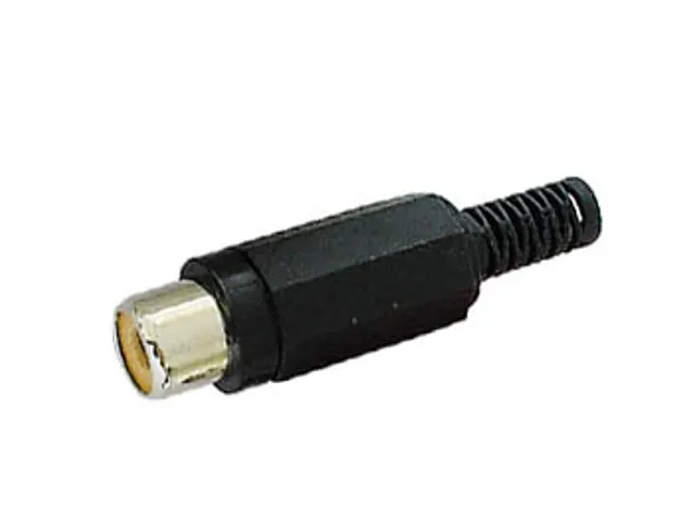 Vrouwelijke Rca Plug - Zwart