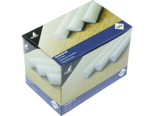 Bordkrijt Kangaro Wit Doos 100st