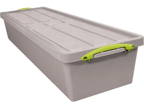 Recycled opbergdoos 23 Liter grijs Staplebaar