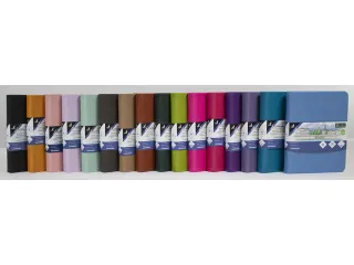 Schetsboek Kangaro A6 forest green PU HC 80 vel 140gr roomwit met elas - 12