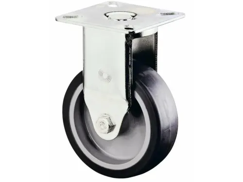 Bokwiel 65kg Plaat 100x24mm Thermoplast Spoorvrij Blauwgrijs