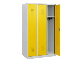 schoollocker,HxBxD 1530x900x500mm,3vak,vak B 300mm,cil.-slot - 1