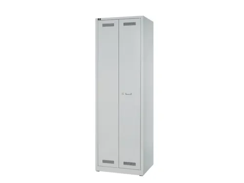 schoonmaakkast,HxBxD 1850x600x500mm,4vakken/kledingstang/haken