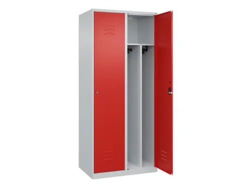 locker voor scheiding van kleding,HxBxD 1850x800x500mm,2vak