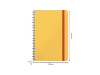 Notitieboek Leitz Cosy B5 lijn spiraal geel - 7