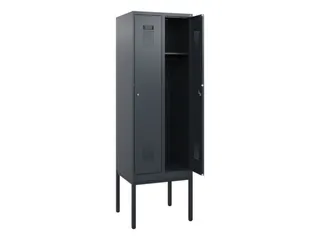 schoollocker,HxBxD 1950x600x500mm,2vak,vak B 300mm,cil.-slot - 1