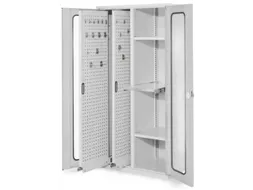 verticale kast,HxBxD 1950x1000x600mm,vensterdeur,RAL5010