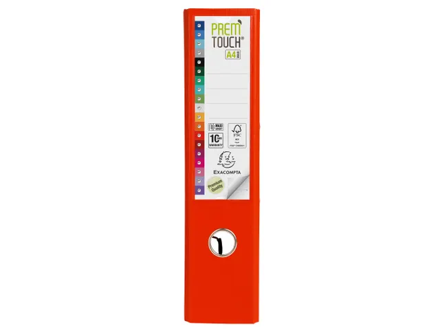 Ordner PP Prem'Touch A4maxi 80mm rood