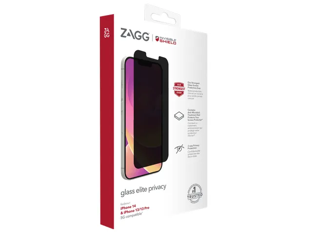 InvisibleShield Glass Elite Privacy, Apple, iPhone 17e/16e/14/13/13 Pr