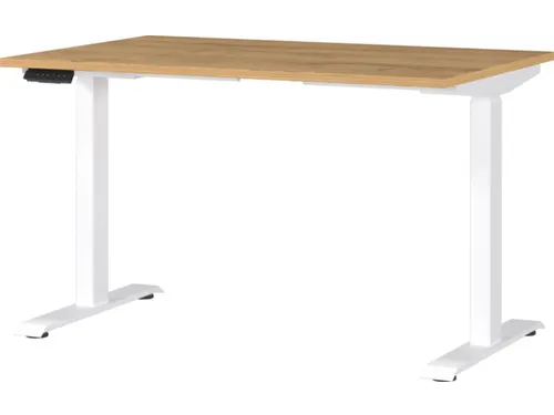 Elektrisch ihv bureau,HxBxD 720-1200x1200x800mm,blad Grandson-eiken