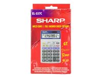 Calculator Sharp EL337C zilver desk 12 digit