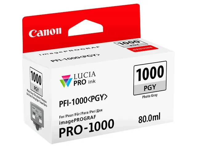 Pfi-1000Pgy Canon Pro1000 Photo Ink Grey