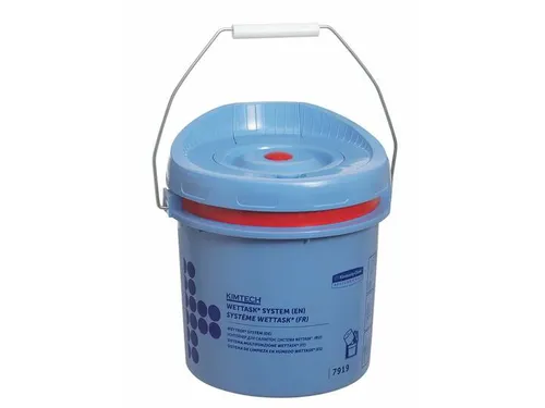 Kimtech 7919 Poetsdoek Wettask dispenser emmer blauw