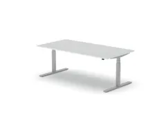 Elektrisch ihv bureau,HxBxD 650-1310x2000x1000mm,blad wit