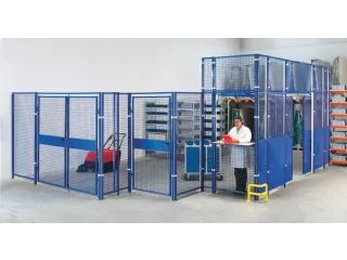 dubbele vleugeldeur,v. scheidingswandsysteem,HxB 2200x2000mm,RAL5002 - 5