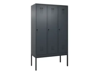locker,HxBxD 2120x1200x500mm,3vak,vak B 400mm,draaigrendel - 2