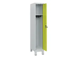 schoollocker,HxBxD 1630x300x500mm,1vak,vak B 300mm,draaigrendel,voeten