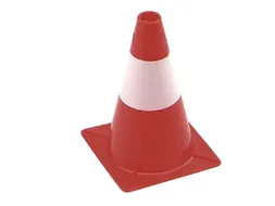 Afbakeningskegel 30cm rood wit