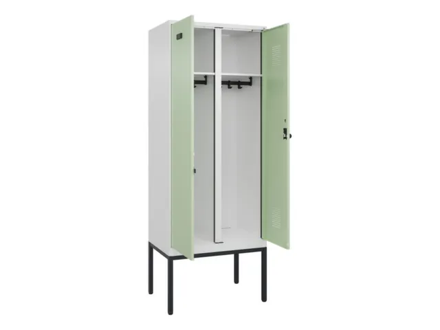 locker voor scheiding van kleding,HxBxD 2120x800x500mm,2vak