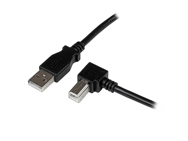 1m USB 2.0 A naar rechtshoekige B-kabel M/M