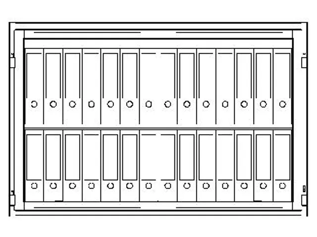 Stalen Kantoorkast Veiligheidsniveau S2 Lfs 30 P Kleur Ral7024