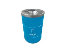 Afvalbak The BinBin Vlamvertragend Blikjes met inwerpopening 200 Liter