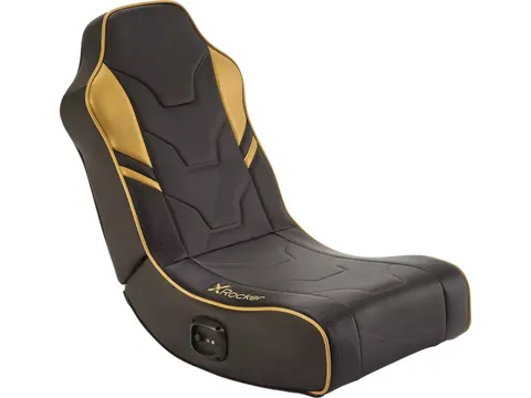 Xrocker Shadow Floor Gaming stoel goud 5132201 PU-Leder 80kg