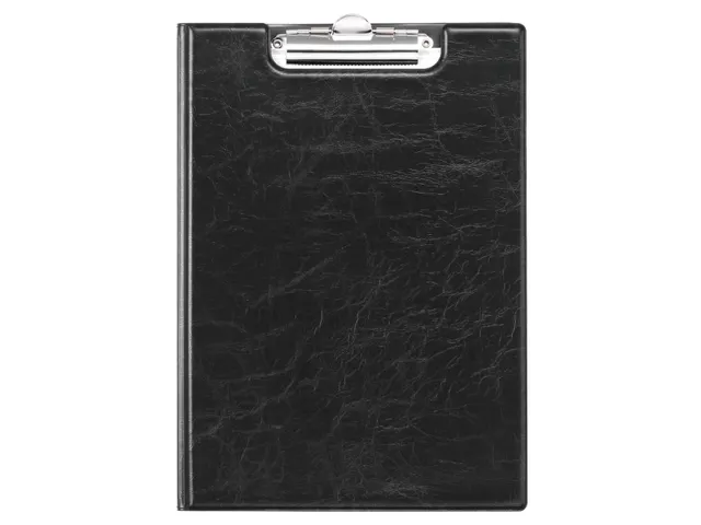 Porte-bloc à pince avec rabat Durable 2355 + pochette noir A4