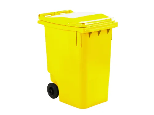 Mini-container 360 liter Geel