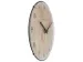 Horloge murale/de table mini NeXtime Ø20cm verre bombé bois clair