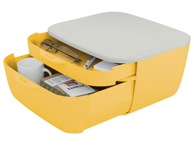 Ladenblok Leitz Cosy 2 laden geel