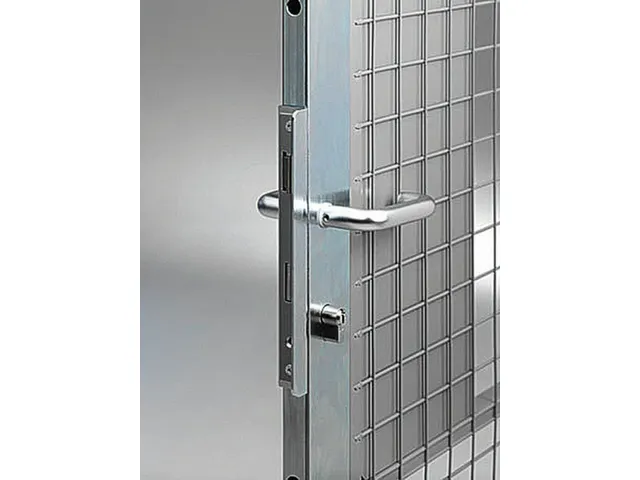 dubbele schuifdeur,v. scheidingswandsysteem,HxB 2200x1900mm,cil.-slot