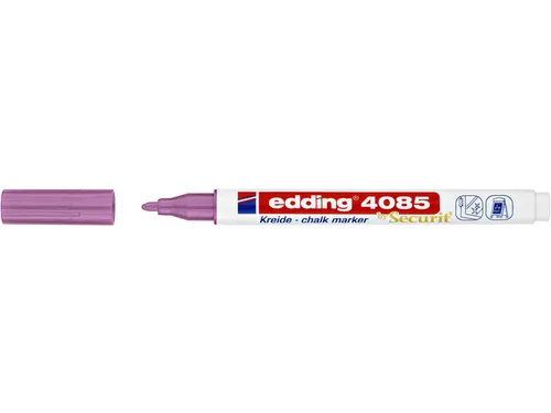 Krijtstift edding by Securit 4085 rond 1-2mm roze metallic