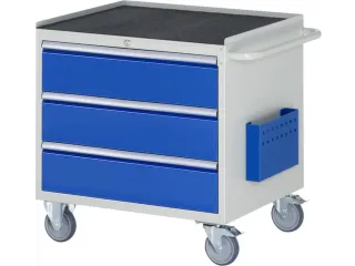 gereedschapswagen 795x770x650mm metaalblad 450kg 3 laden RAL5010 - 1