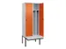 locker voor scheiding van kleding,HxBxD 2120x800x815mm,2vak