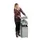 combi-asbak HxBxD 880x350x350mm afvalbak inhoud 38 liter zilverkleurig