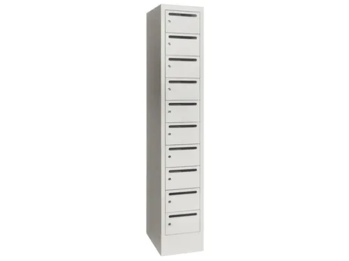 Postsorteerkast 1850x330x500mm 10 Vakken Vak B 300mm Met Postsleuf