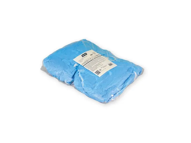 Baardnet Hynex non-woven blauw pp 100 stuks