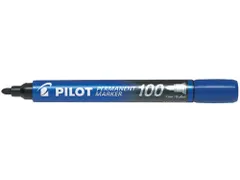 Viltstift PILOT 100 rond fijn blauw doos à 15+5 gratis